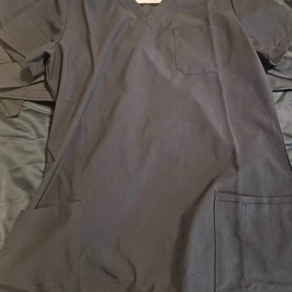 Navy Blue Scrub Set - Picture 2 of 3